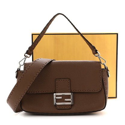 Cuoio Roma Sellerissima Nappa Sintetica Tape Stitch Baguette Fettuccia