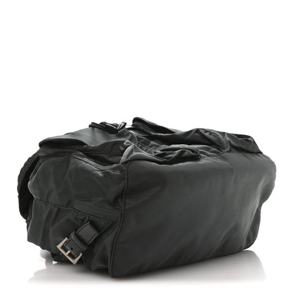 Nylon Vela Medium Backpack Green