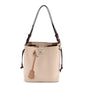 Calfskin Lockme Bucket Soie Quartz Calla