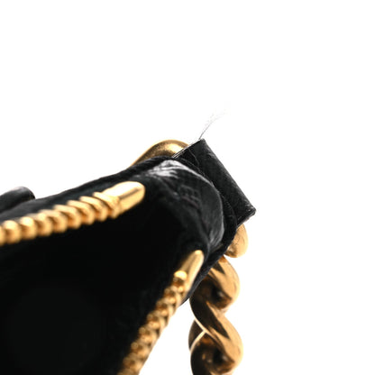 Tessuto Bandoliera Logo Shoulder Bag Gold Black