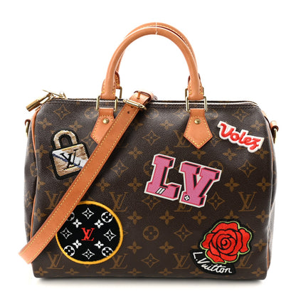 Monogram Patches Speedy Bandouliere 30