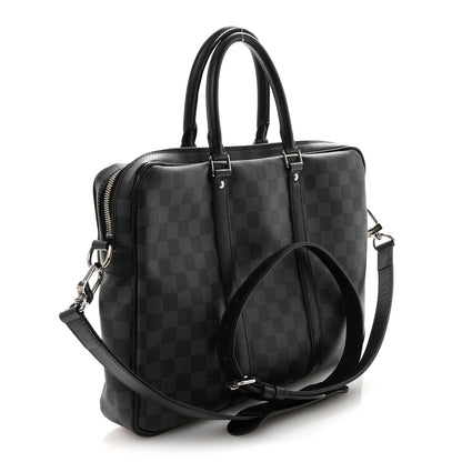 Damier Graphite Porte Documents Voyage PM