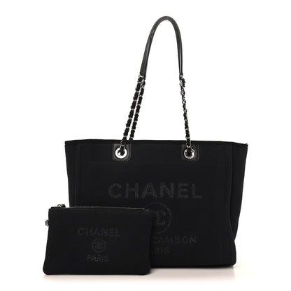 Mixed Fibers Small Deauville Tote Black