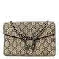 GG Supreme Monogram Mini Dionysus Chain Wallet Beige Taupe