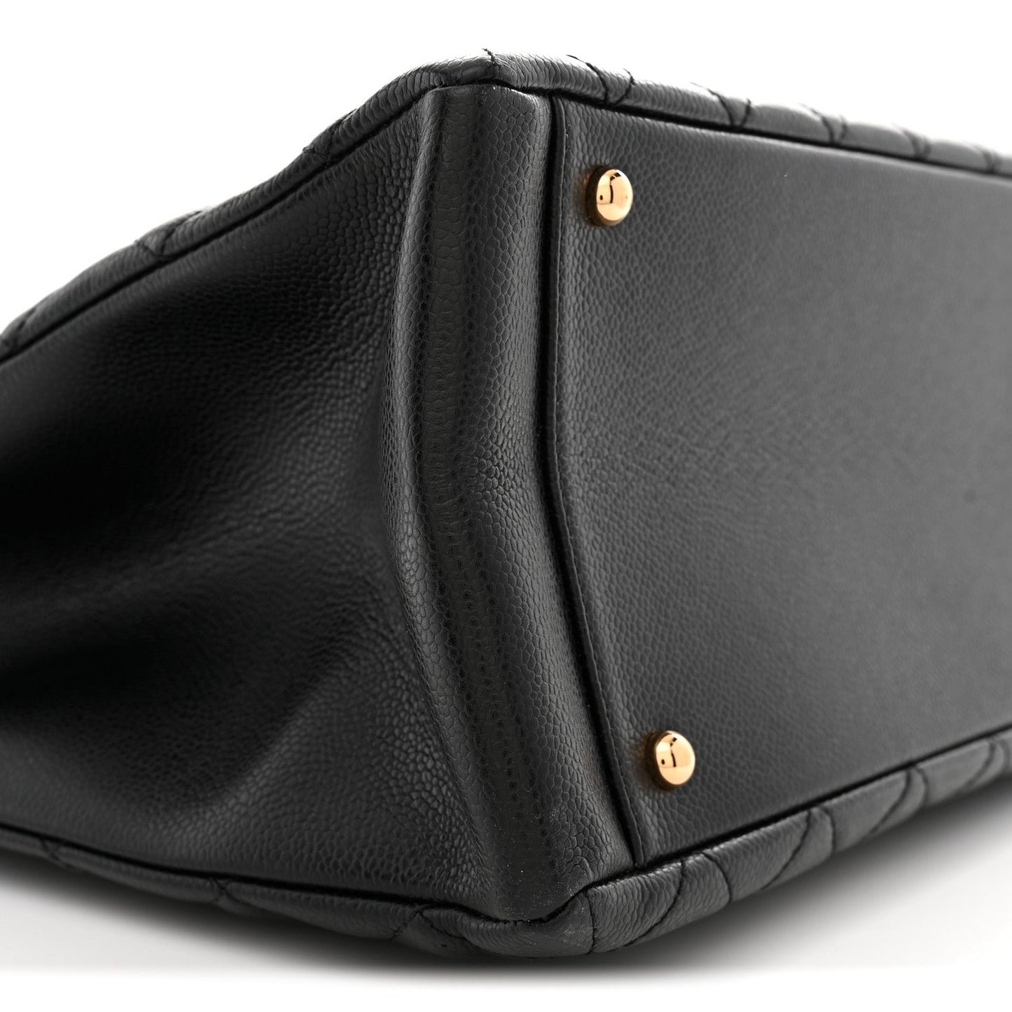 Caviar Quilted XL Grand Shopping Tote GST Black