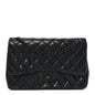 Lambskin Quilted Jumbo Double Flap So Black