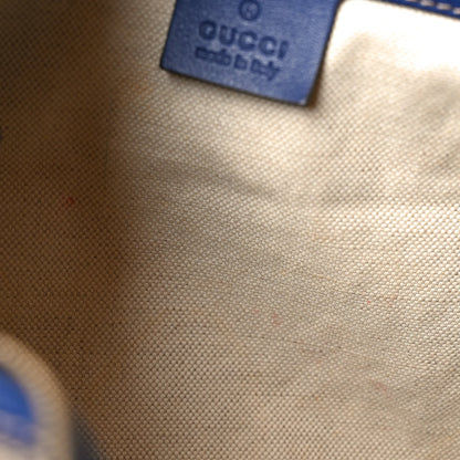 GG Plus Monogram Medium Boston USA Flag Unicef Duffle Blue