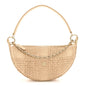 Raffia Other Shape With Chain Beige