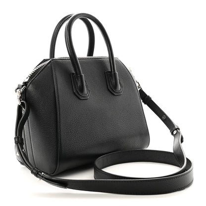 Sugar Goatskin Mini Antigona Black