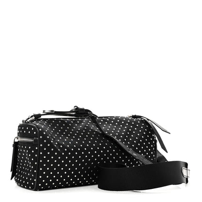 Re-Nylon Studded Shoulder Bag Black