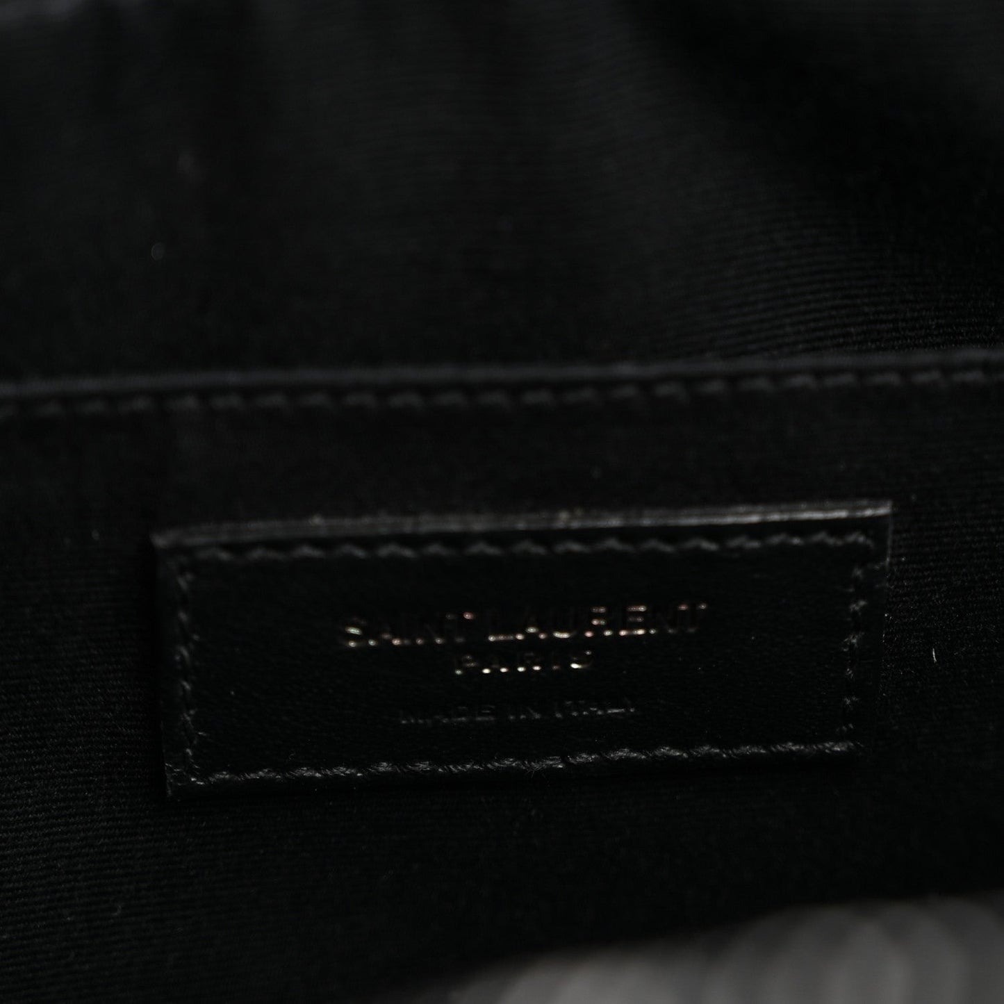 Calfskin Matelasse Monogram Monochrome Lou Camera Bag Black