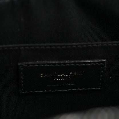 Calfskin Matelasse Monogram Monochrome Lou Camera Bag Black