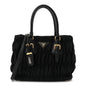 Tessuto Nylon Gaufre Tote Black