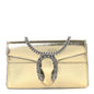 Metallic Calfskin Super Mini Dionysus Shoulder Bag Gold