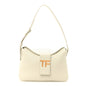 Grained Calfskin Mini TF Hobo White
