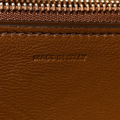 Box Calfskin Medium Classic Box Flap Bag Camel
