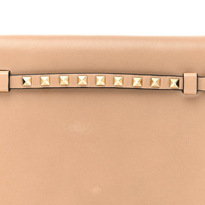 Nappa Rockstud Wristlet Clutch Alpaca