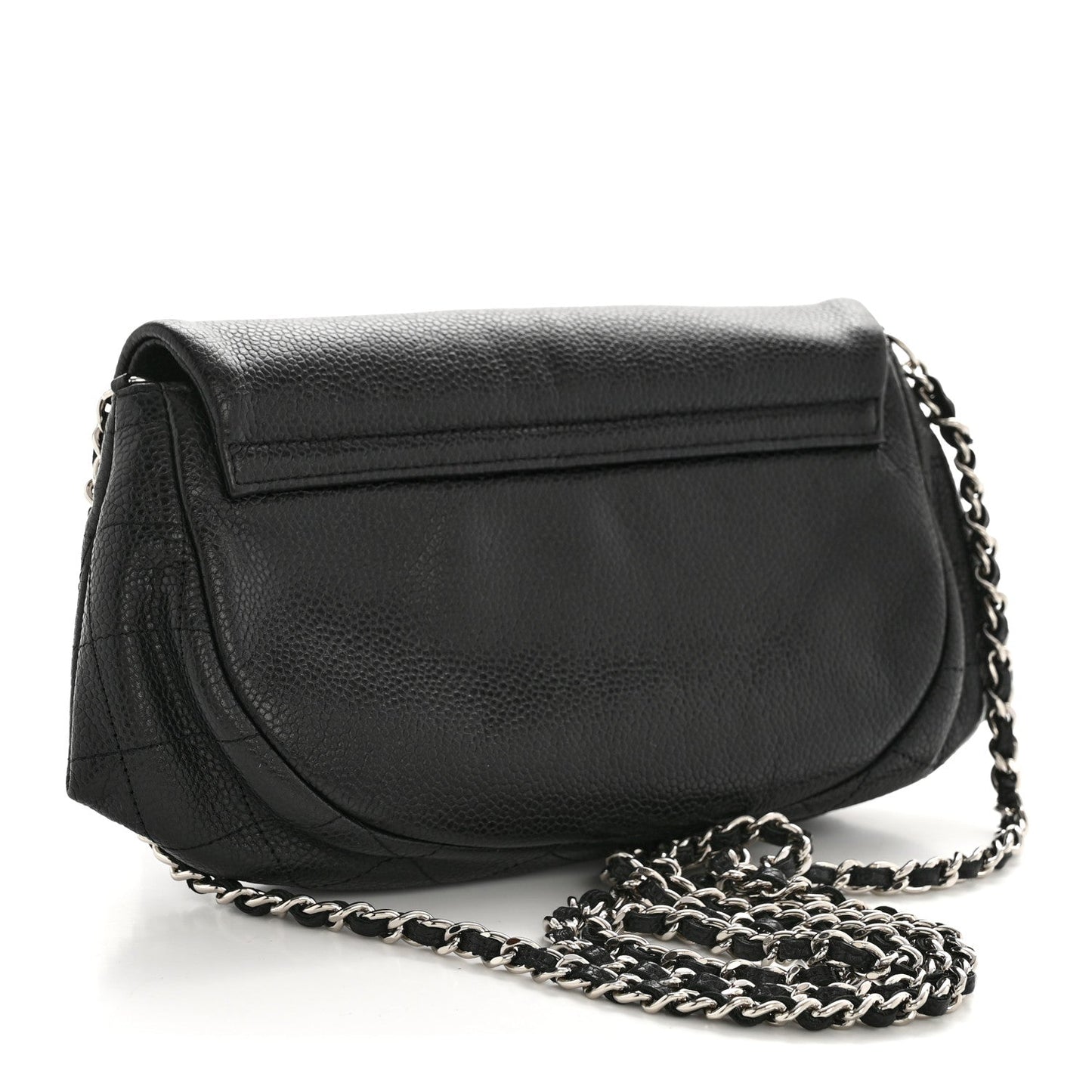 Caviar Half Moon Wallet On Chain WOC Black