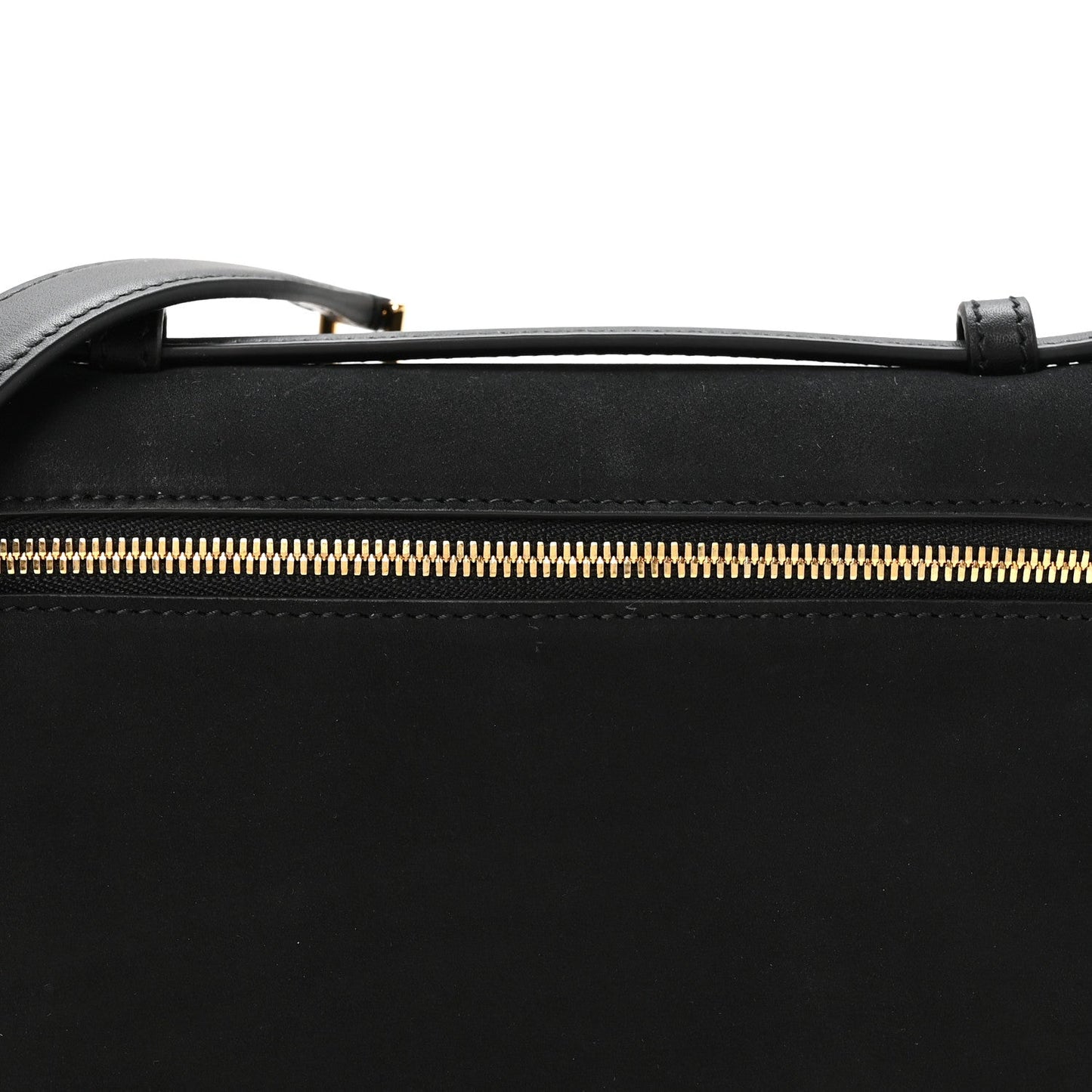 Nubuck L19 Extra Pocket Pouch Black Sun Gold
