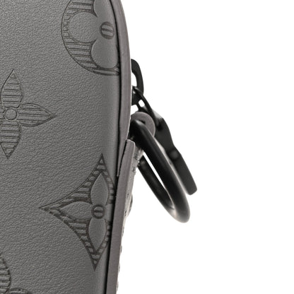 Calfskin Monogram Shadow Trio Messenger Anthracite Gray