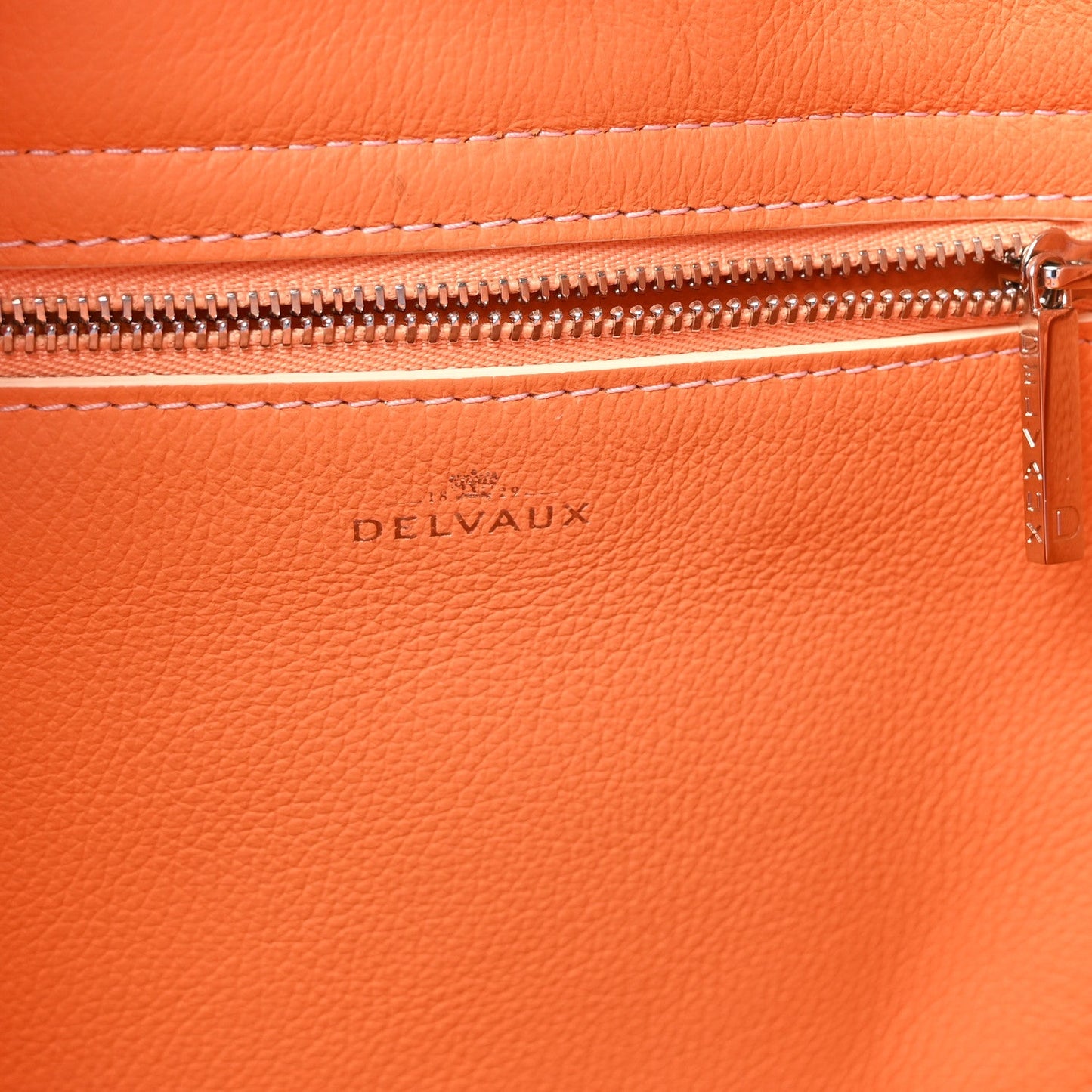 Grained Calfskin Mini So Cool Satchel Abricot