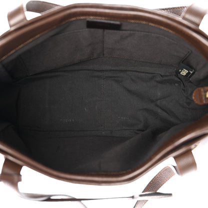 Zucca Vitello Artic Medium Shopping Tote Tobacco Castagna