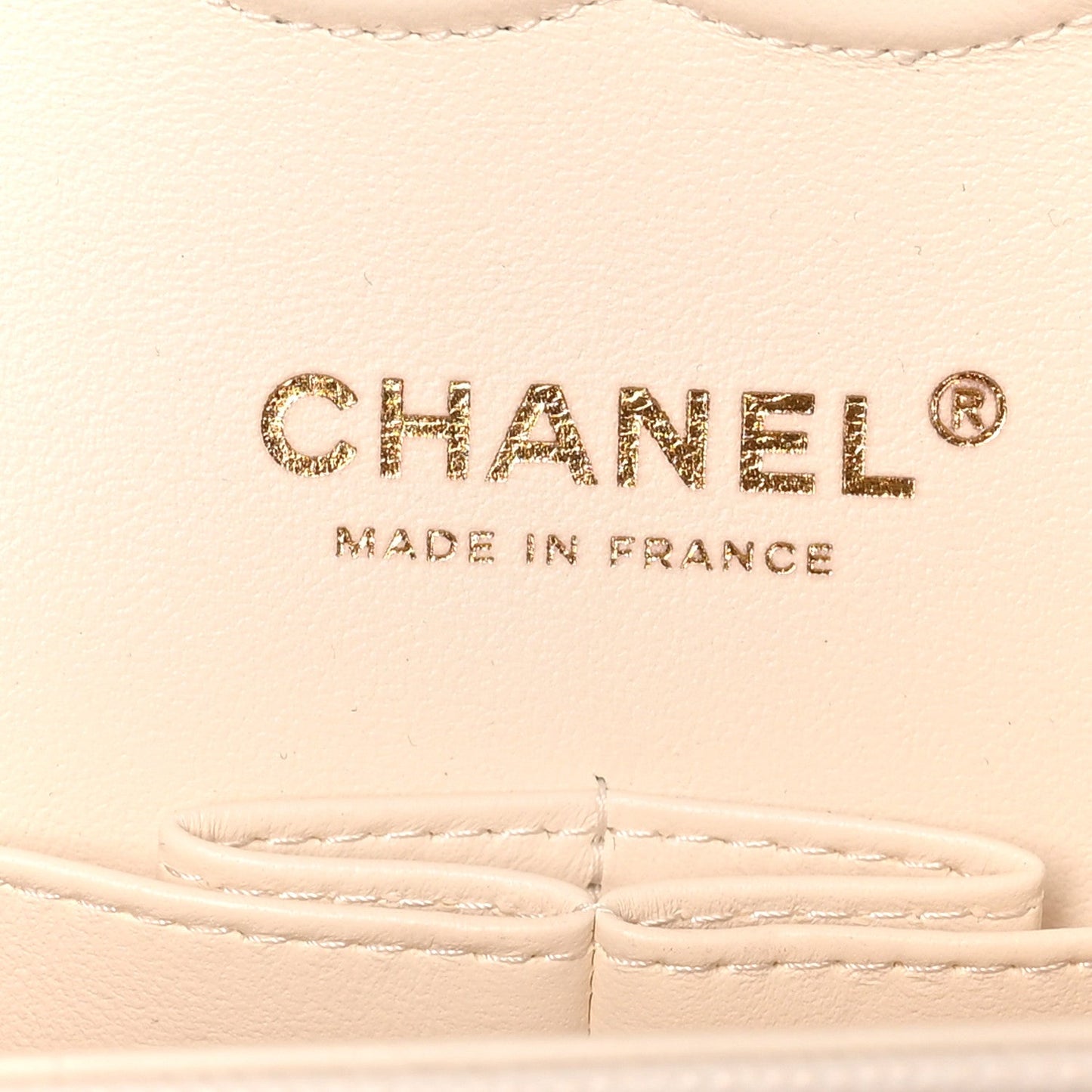 Caviar Quilted Medium Double Flap White