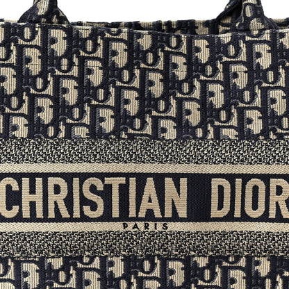 Oblique Medium Book Tote Blue Multicolor