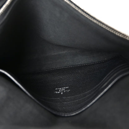 Soft Calfskin My Lockme Chain Pochette Black