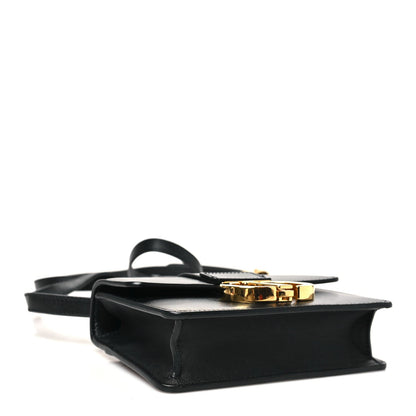Smooth Calfskin 30 Montaigne Flap Bag Black