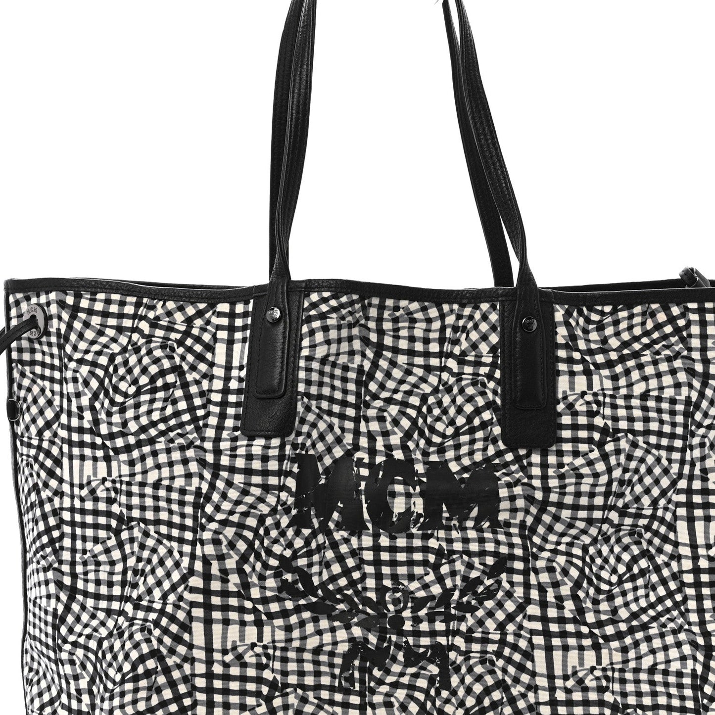 Visetos Large Liz Reversible Shopper Tote Black