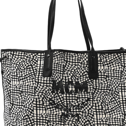 Visetos Large Liz Reversible Shopper Tote Black