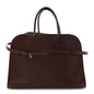 Polished Saddle Calfskin Soft Margaux Belt 15 Burgundy
