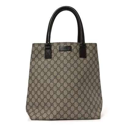 GG Plus Monogram Small Vertical Tote Dark Brown