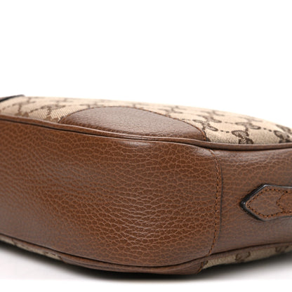 Monogram Mini Bree Messenger Bag Beige Tabacco