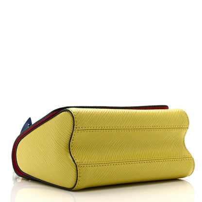 Epi Twist Braided Strap Shoulder Bag PM Vert Acide