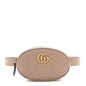Calfskin Matelasse GG Marmont Belt Bag 85 34 Porcelain Rose