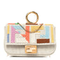 Kuban Canvas FF Embroidered Nano Baguette Charm Grezzo Multicolor