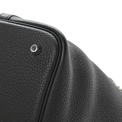Taurillon Clemence Picotin Lock 22 MM Black