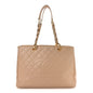 Caviar Quilted Grand Shopping Tote GST Beige Clair