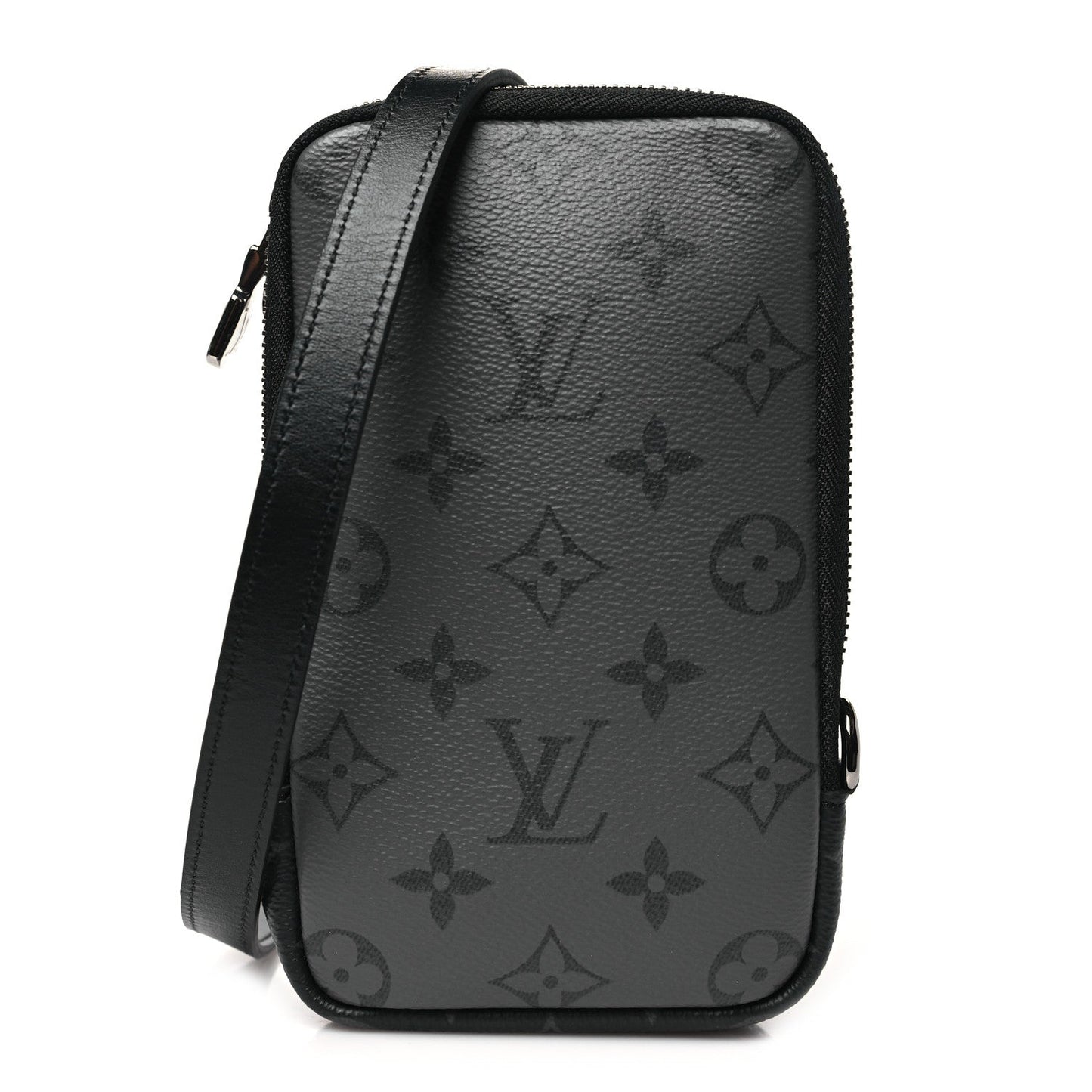 Monogram Eclipse Reverse Double Phone Pouch