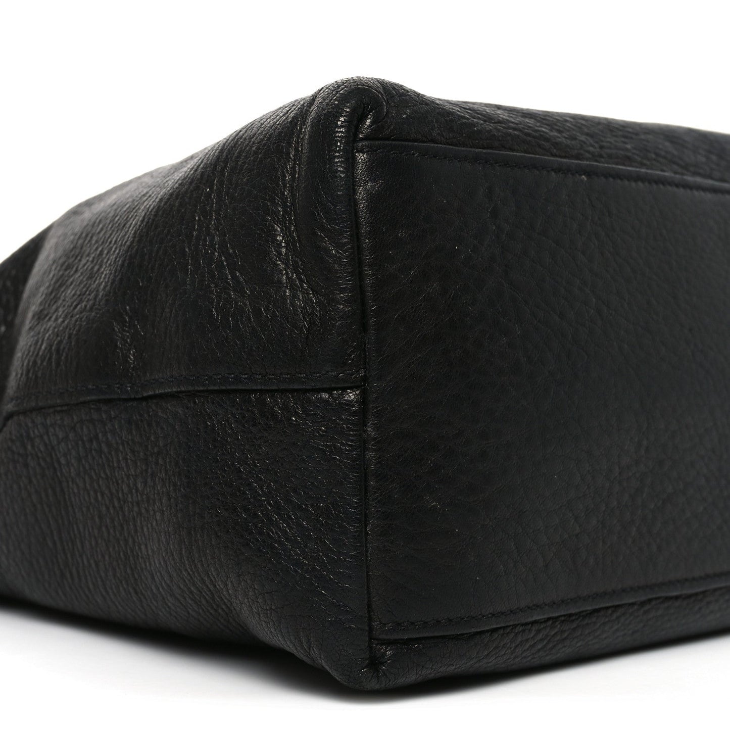 Vitello Daino Tote Black