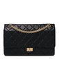 Aged Calfskin Quilted 2.55 Reissue 226 Flap Black
