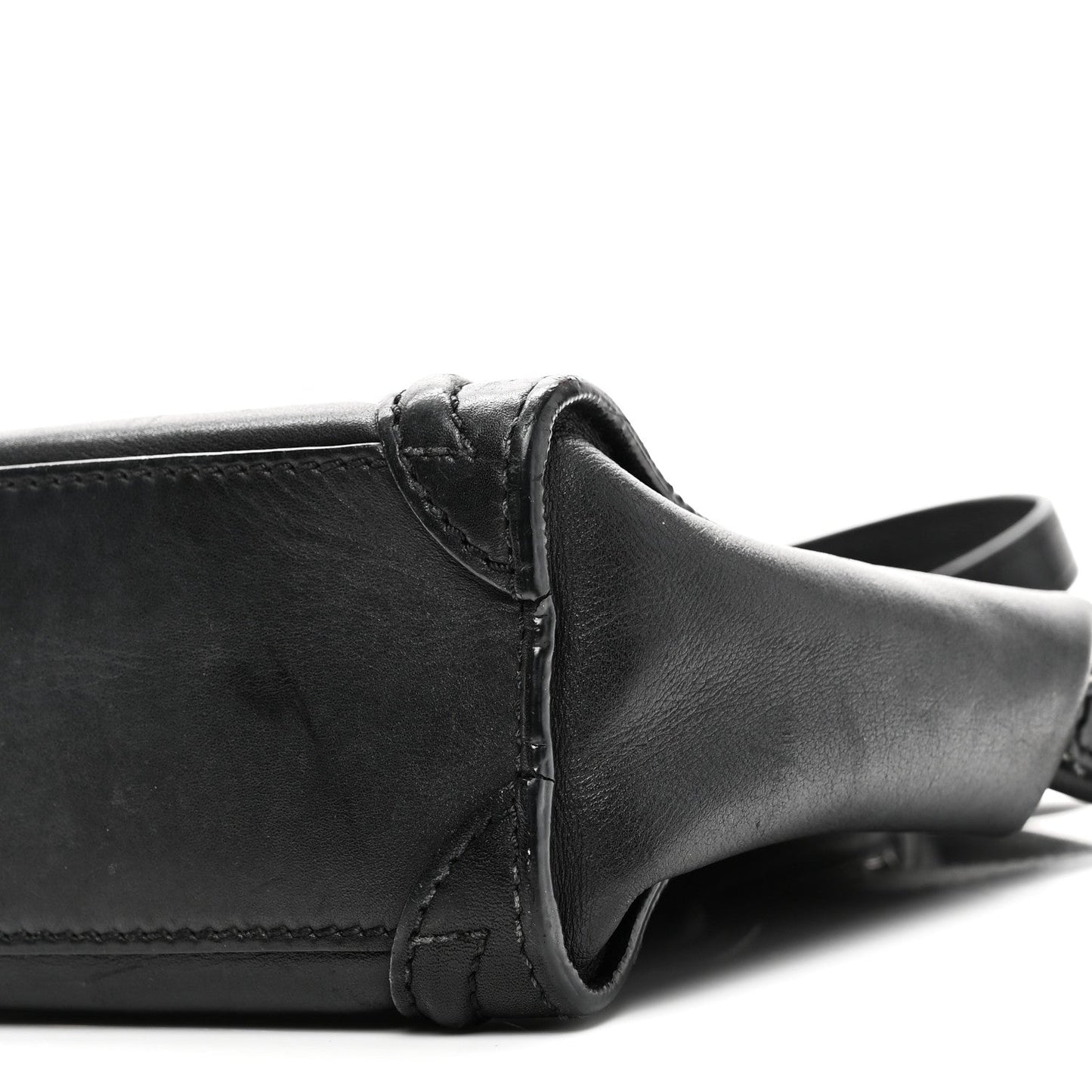 Smooth Calfskin Nano Luggage Black
