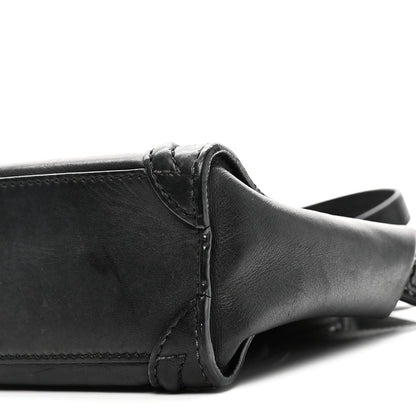 Smooth Calfskin Nano Luggage Black