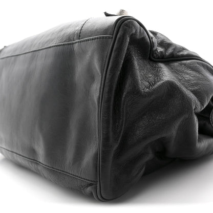 Agneau Giant 21 Silver Hardware Mid Day Black