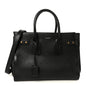 Grained Calfskin Small Supple Sac De Jour Black