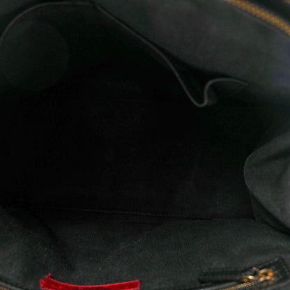 Vitello Rockstud Dome Shopper Black