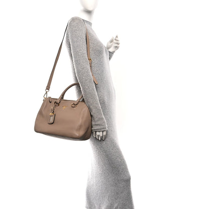 Vitello Phenix Shoulder Bag Cammeo