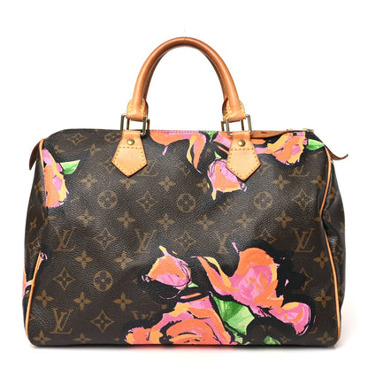 Monogram Roses Speedy 30